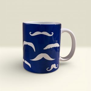 Mug – Moustaches bleu