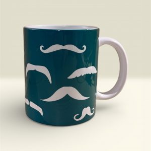 Mug - Moustaches vert sapin