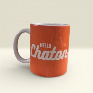 Mug – Hello chaton orange