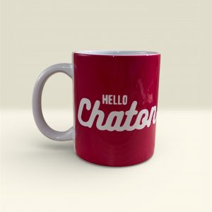 Mug – Hello chaton rouge cerise