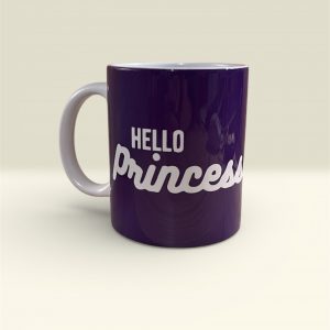 Mug – Hello princesse violet foncé