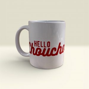 Mug – Hello chouchou écriture rouge