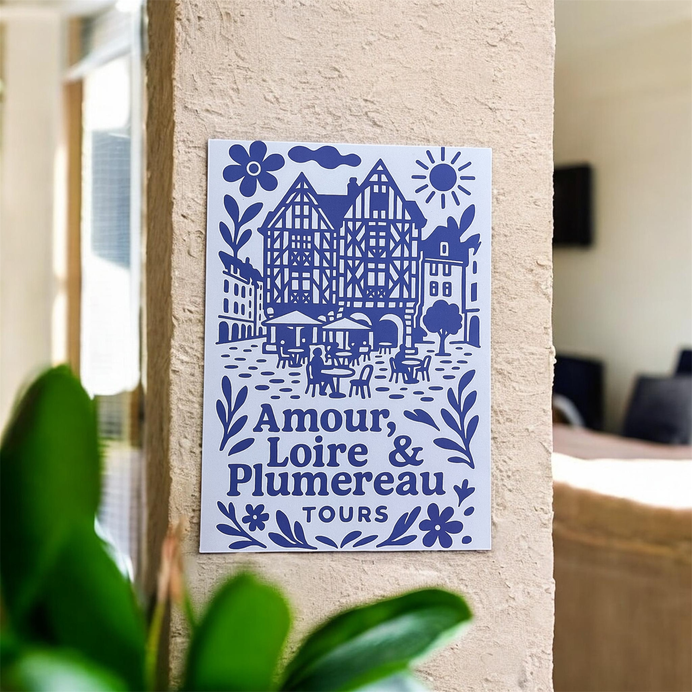 Affiche A4 - Amour, Loire & Plumereau – Image 3