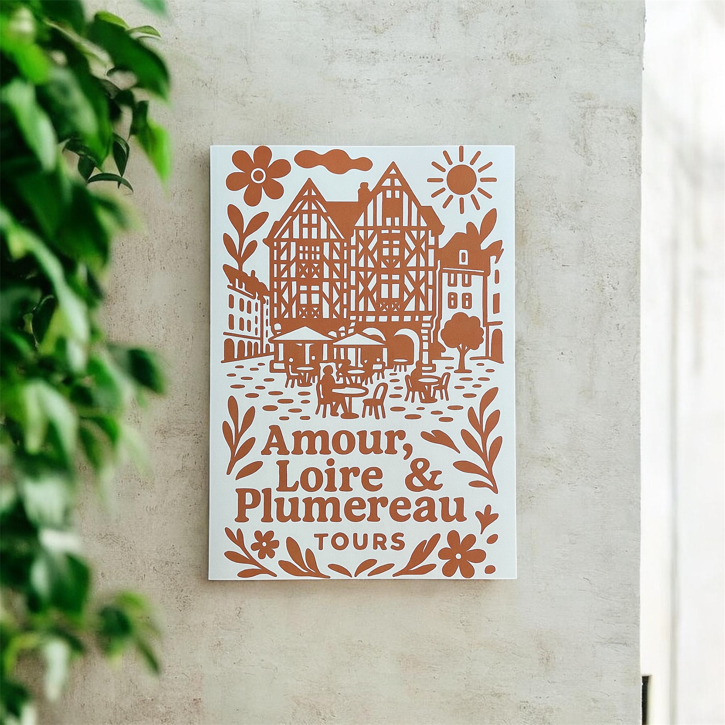 Affiche A4 - Amour, Loire & Plumereau – Image 4